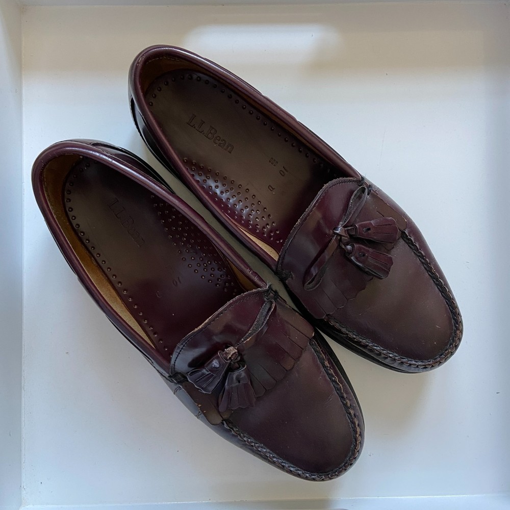 Vintage L.L. Bean Burgundy Loafers